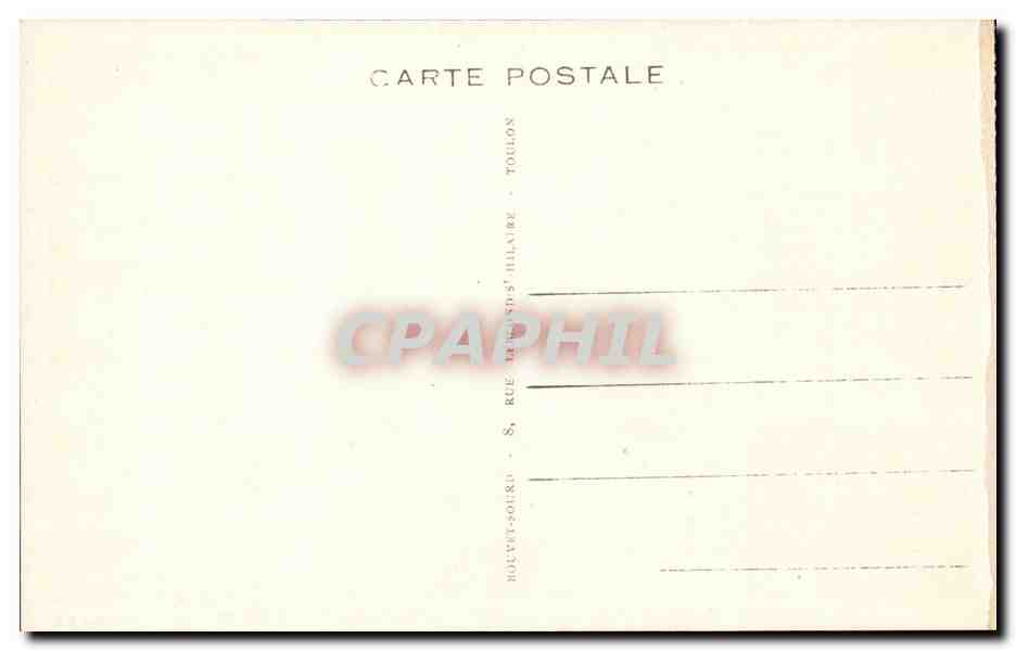 Toulon - L'Hotel de Ville et le Genie de la Navigation - CPA  — Rückseite