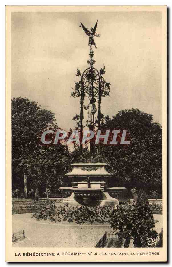 Fecamp - La Benedictine - La Fontaine en Fer Forge - CPA 