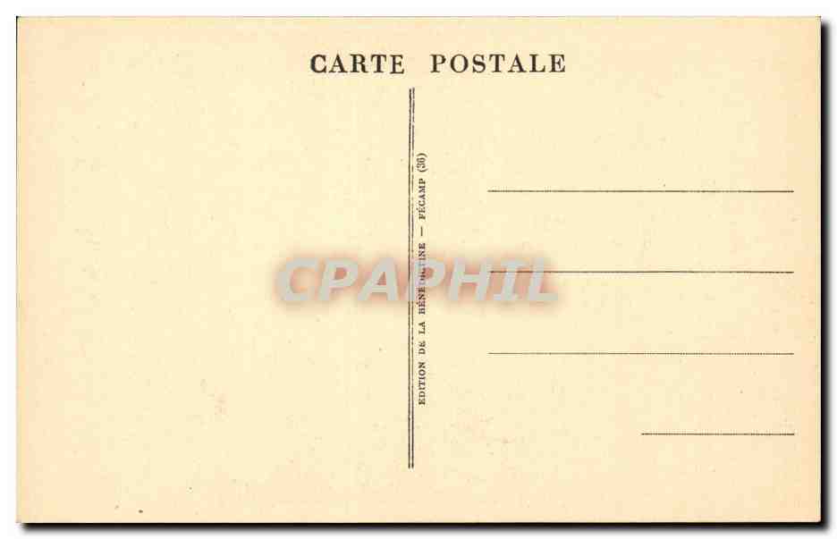Fecamp - La Benedictine - La Fontaine en Fer Forge - CPA  — Rückseite