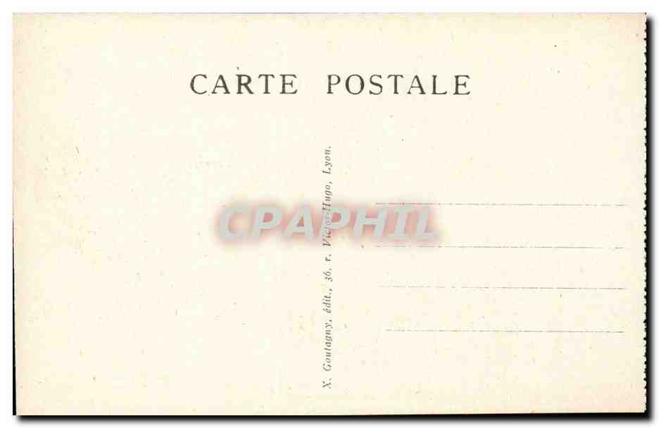 Lyon - Place du Pont - CPA  — Rückseite