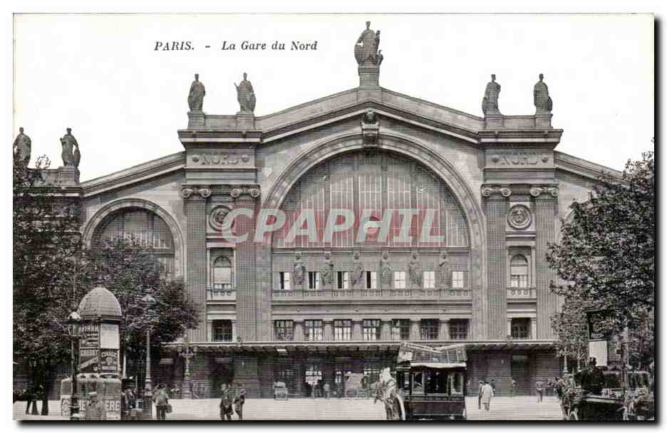 Paris - 10 - Gare du Nord - CPA 