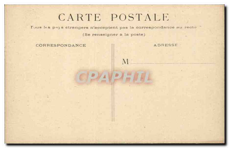 Paris - 10 - Gare du Nord - CPA  — Verso