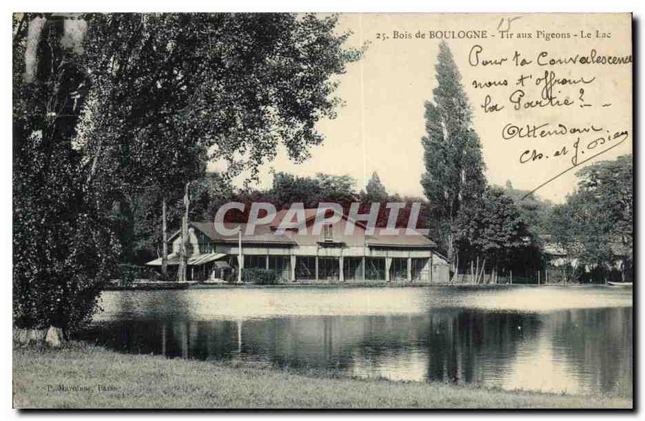 Paris - 16 - Bois de Boulogne - Tir aux Pigeaons - CPA 