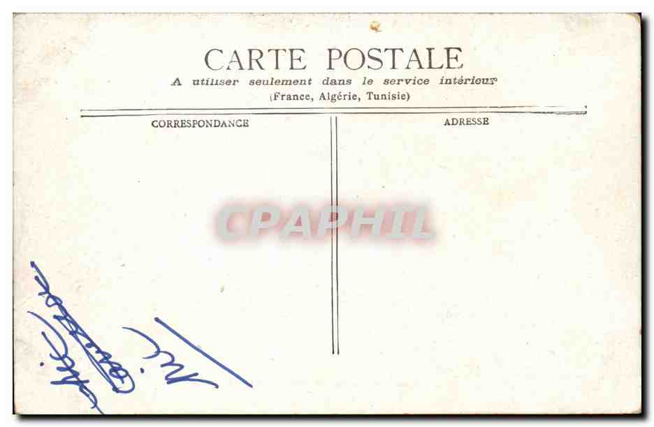 Paris - Boulevard et Porte Saint Martin - CPA  — Verso