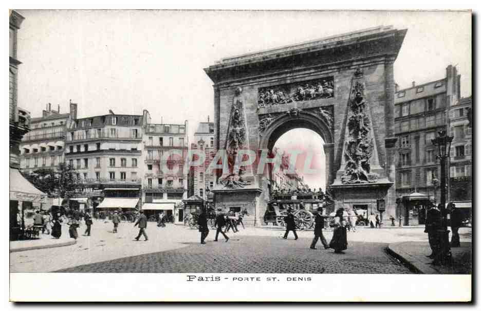 Paris - 10 - Porte Saint Denis - CPA 