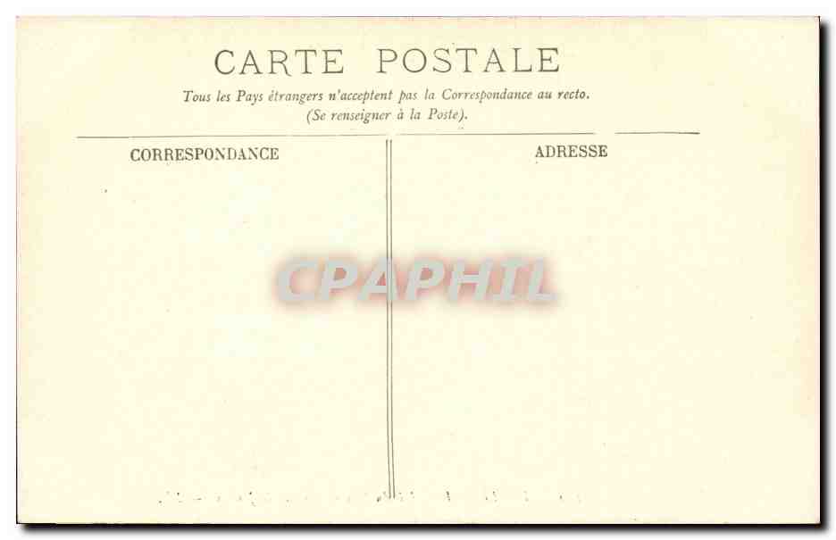 Paris - 6 - Le Palais du Luxembourg et le Jardin - Lion - CPA  — Rückseite