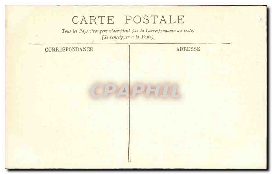 Paris - 7 - Dome des Invalides - CPA  — Verso
