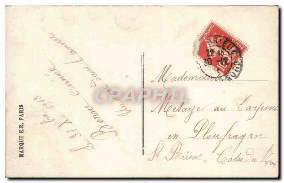 Fantaisie - Enfants - Little girls in warm fur coats - Bonne Annee - CPA  — Verso