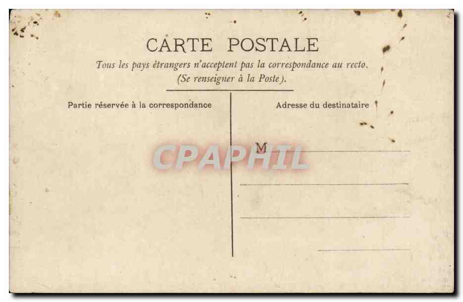 Fantaisie - Femme - Woman musing over book - CPA  — Rückseite