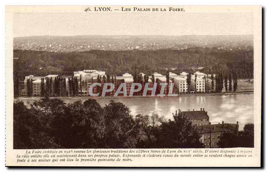 Lyon - Les Palais de la Foire - CPA 
