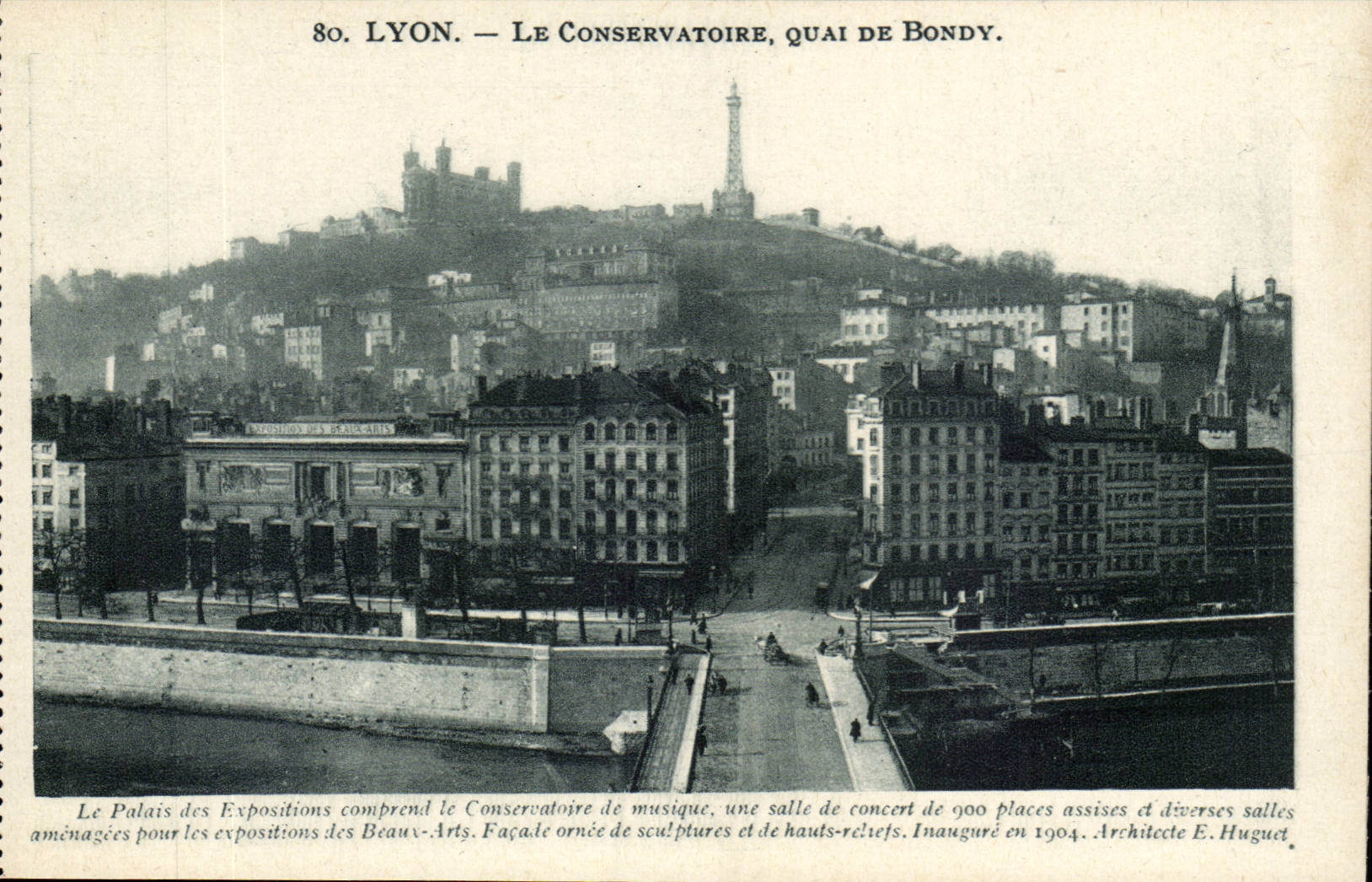 Lyon - Le Conservatoire - Quai de Bondy - CPA 