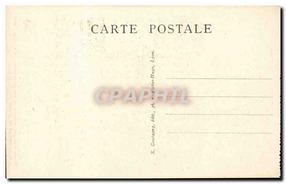 Lyon - Abside de la Cathedrale - CPA  — Rückseite