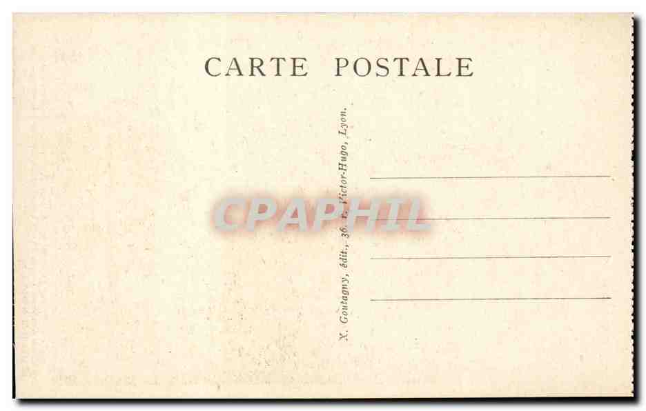 Lyon - Monument Carnot - CPA  — Verso