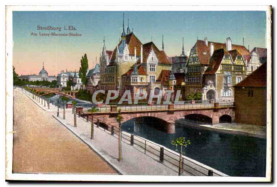 Strasbourg - Strassburg - Am Lezay Marnesia Staden CPA 
