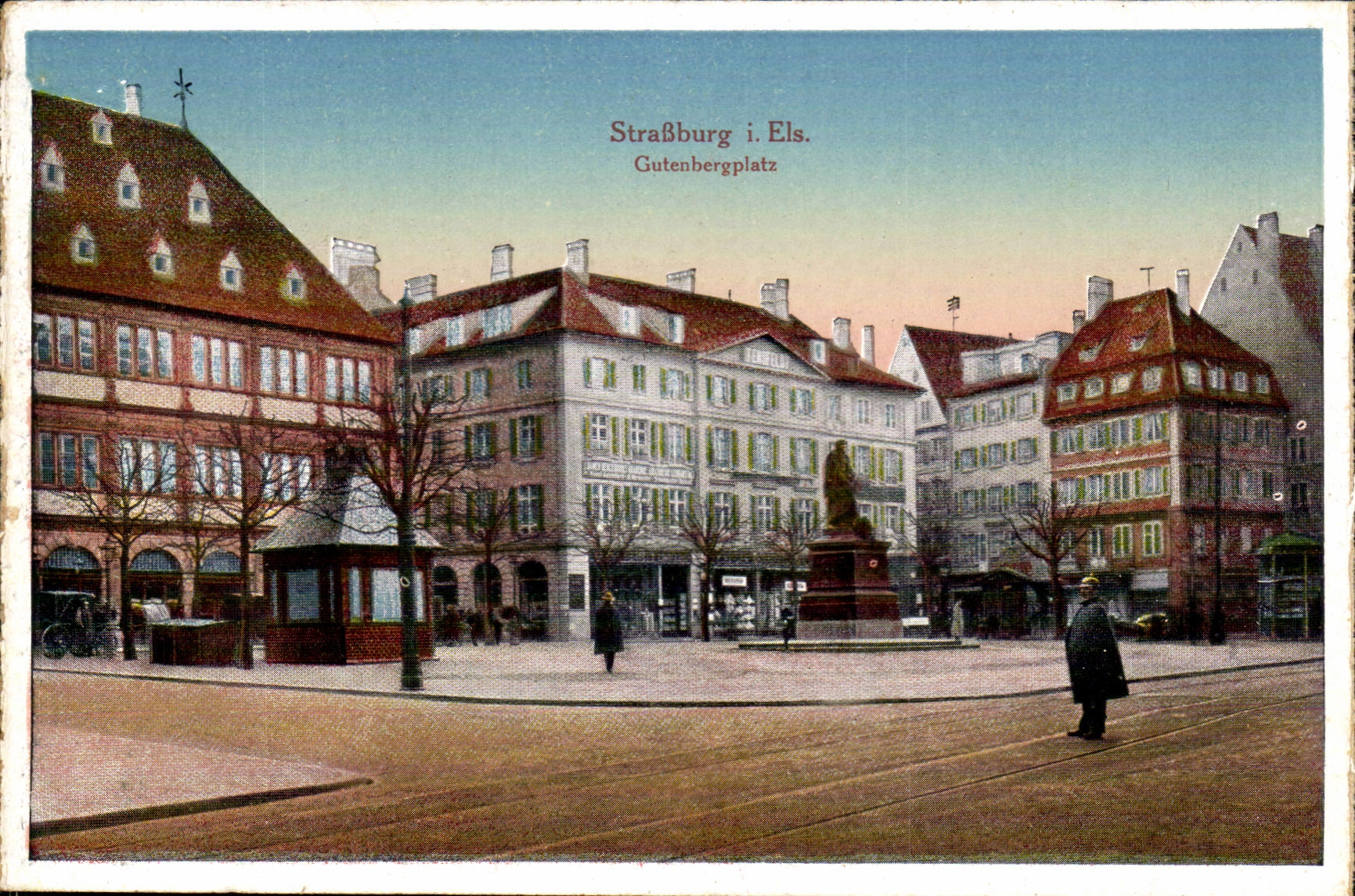 Strasbourg - Strassburg - Gutenbergplatz CPA 