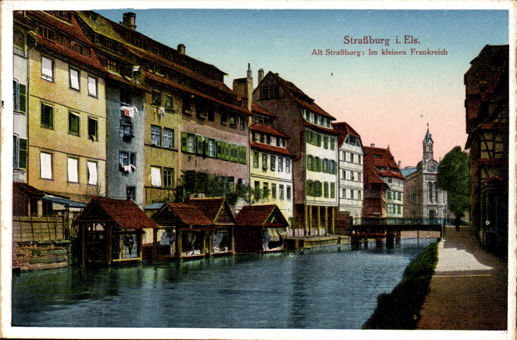 Strasbourg - Strassburg - Im Kleinenfrankreich - CPA 