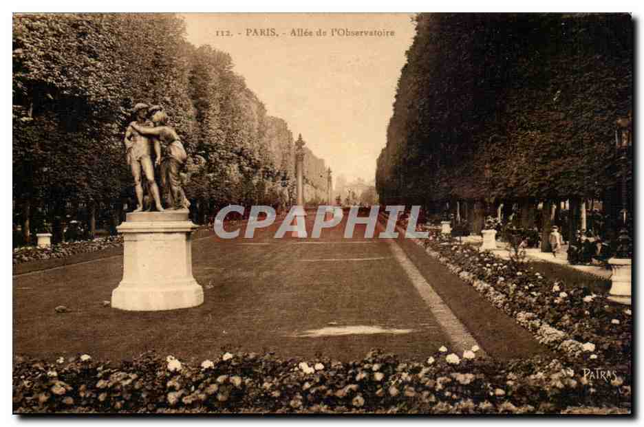 Paris - 14 - Allee de l'Observatoire - CPA 