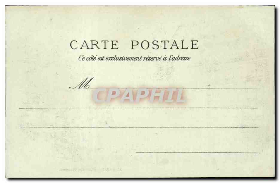 Paris - 1 - Place des Victoires - CPA  — Rückseite