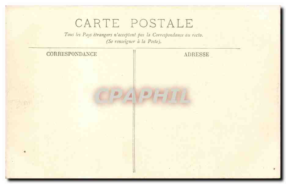 Paris - 8 - L'Arc de Triomphe - caleche - CPA  — Rückseite
