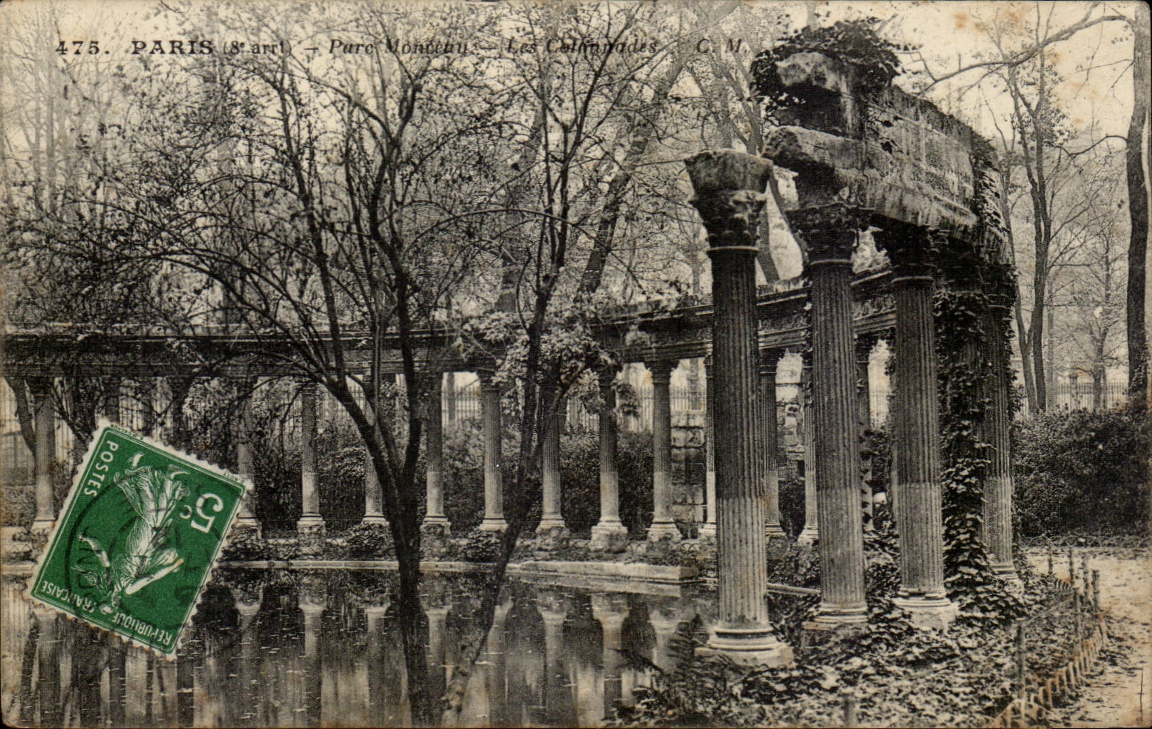 Paris - 8 - Parc Monceau - Les Colonnades - CPA 