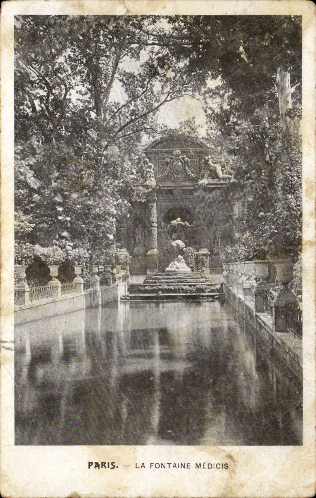 Paris - 6 - La Fontaine de Medicis - CPA 