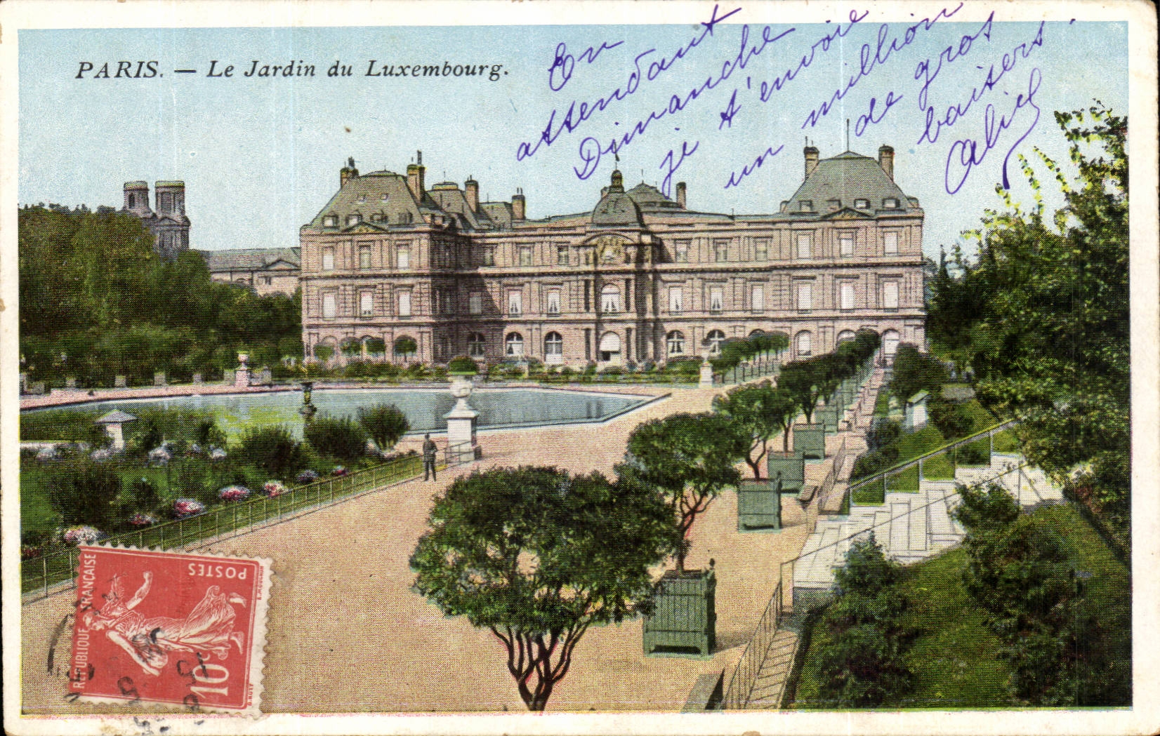 Paris - 6 - Le Jardin du Luxembourg - CPA 