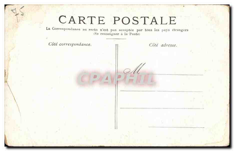 Paris — Das Palais du Luxembourg — CPAPHIL — Rückseite