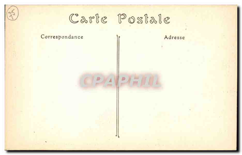 Paris - 1 - Musee des Arts Decoratifs - CPA  — Rückseite