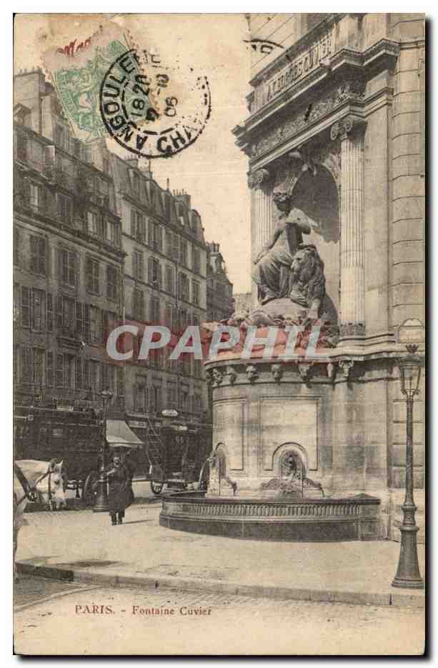 Paris - 5 - La Fontaine Cuvier - CPA 