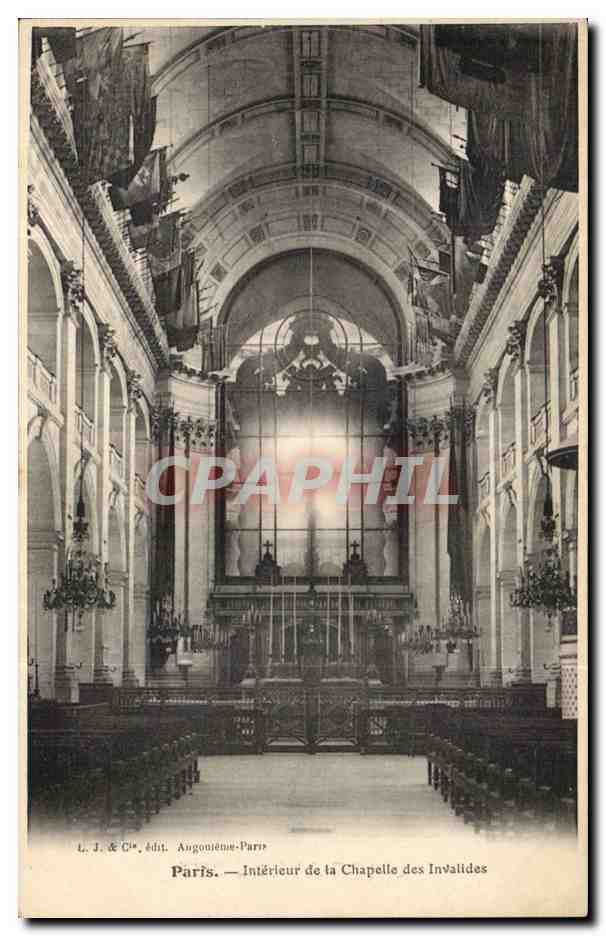 Paris - 7 - Interieur de la Chapelle des Invalides - CPA 