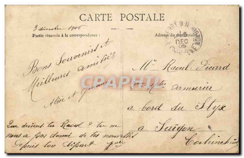 Femme lisant une lettre d'amour — GROB — n° 579 — Achterkant
