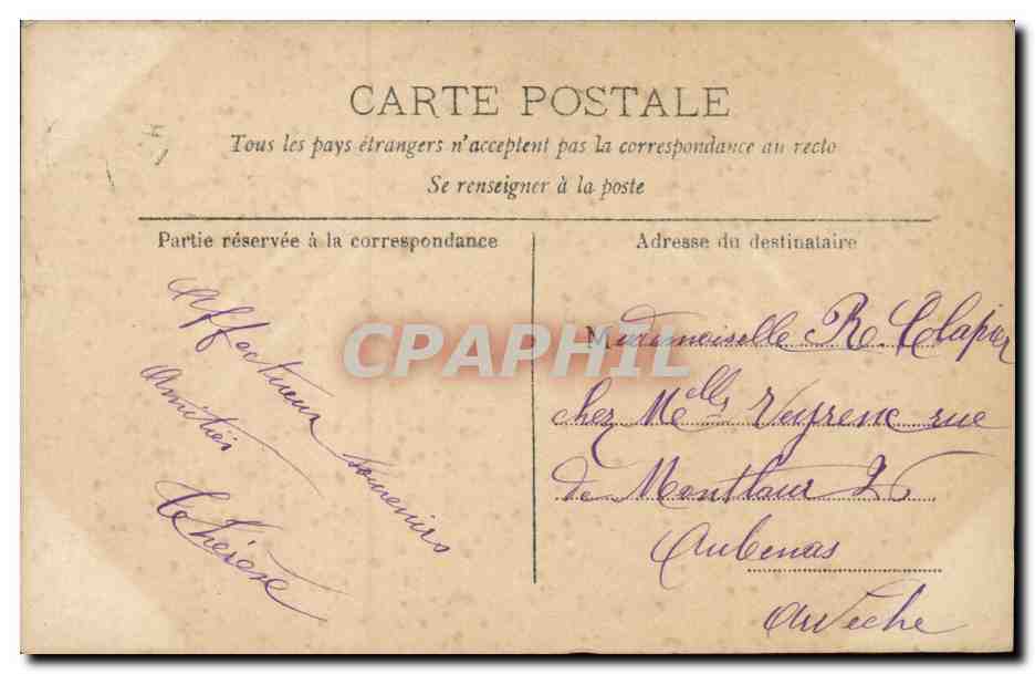 Jeune femme tenant des fleurs — Bonne et Heureuse Année — Éditeurs d'Art, Paris, Série 2091 — Verso
