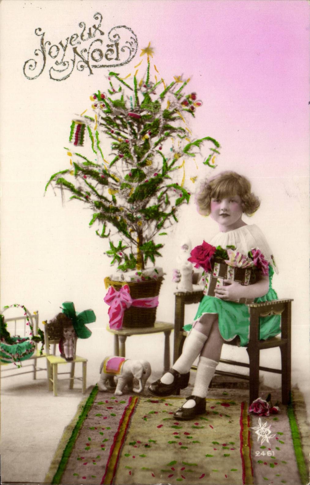 Fantaisie - Enfants - Joyeux Noel - Sapin de Noel - Christmas Tree - CPA 