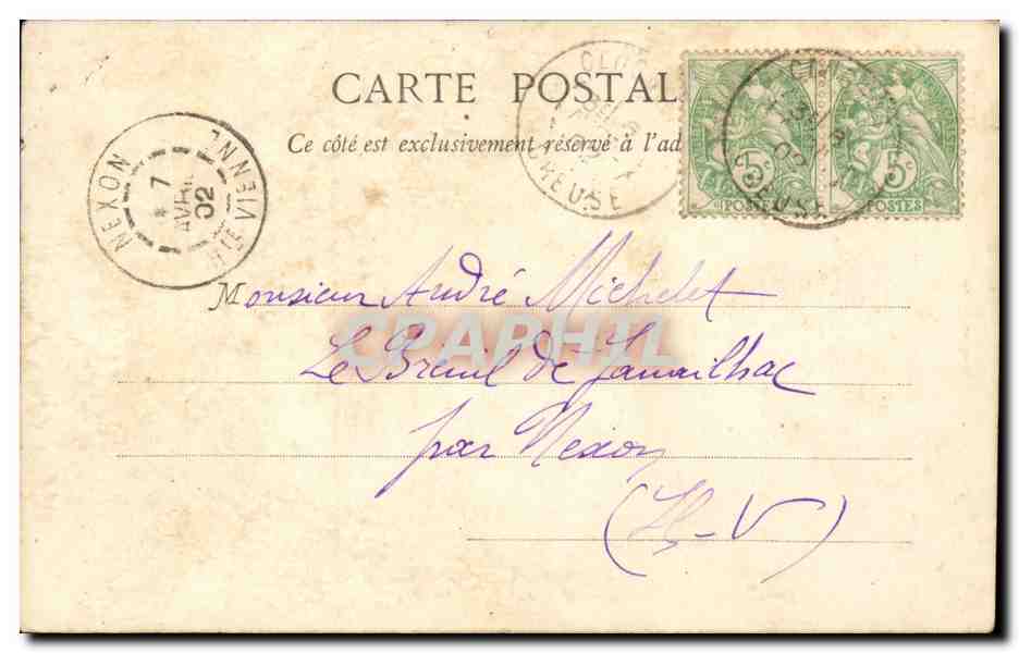 Femme - Fantaisie - 1901 1902 - J'apporte l'esperance- CPA — Reverso