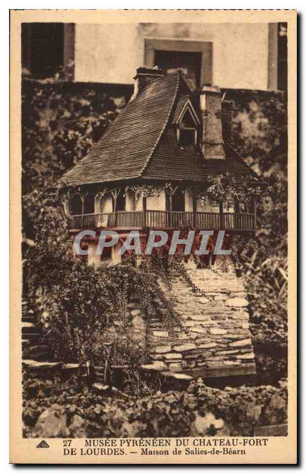 Lourdes - Musee Pyreneen du Chateau Fort - Maison de Salle de Bearne - CPA 