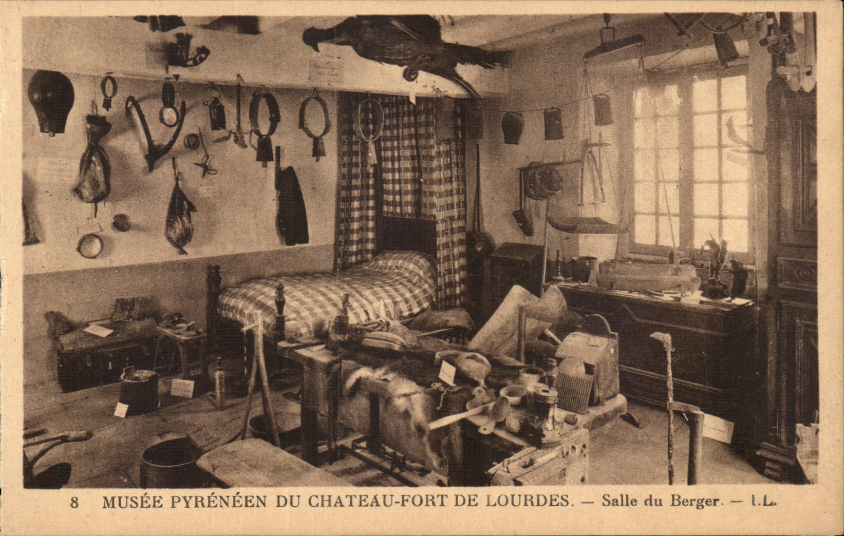Lourdes - Musee Pyreneen du Chateau Fort - Salle du Berger - CPA 