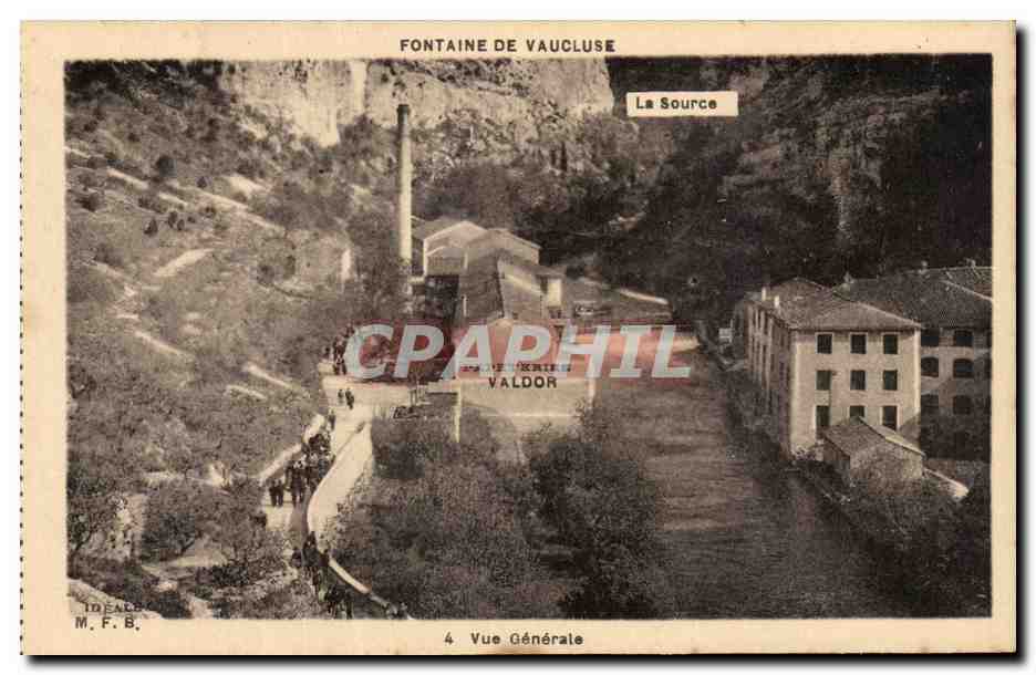 Vaucluse - La Fontaine - La Source - Vue Generale - CPA 
