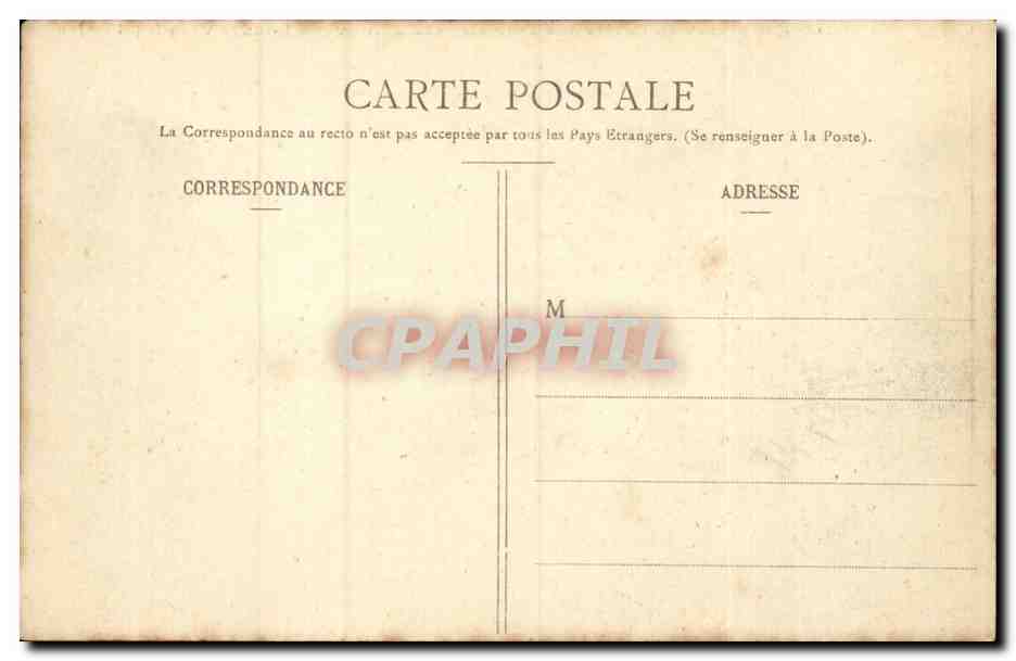 Paris - 1 - Panorama du Palais des Tuileries et du Nouveau Louvre vers 1863 - CPA  — Rückseite