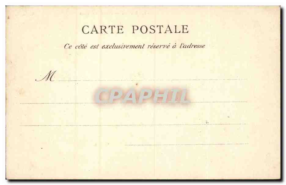 Paris - 4 - Hotel de Ville - CPA  — Rückseite