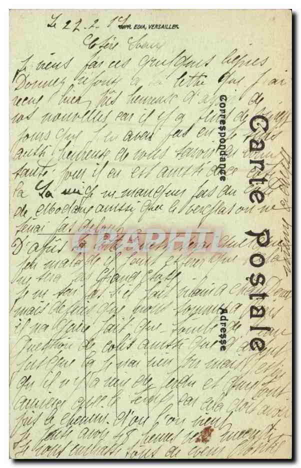Paris - 8 - La Gare Saint Lazare - Cour du Havre - CPA  — Verso