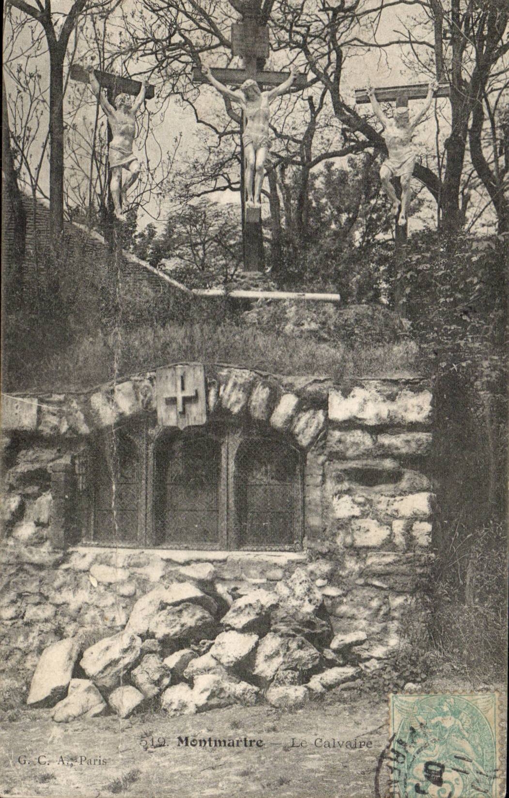Paris - 18 - Montmartre - Le Calvaire - CPA 