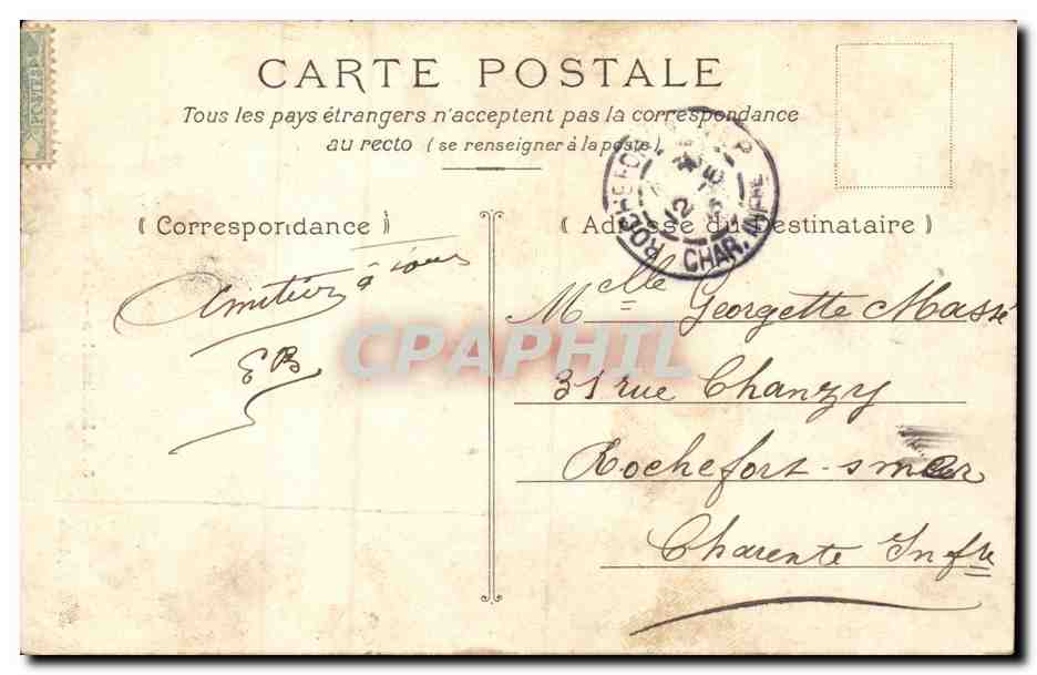Paris - 18 - Montmartre - Le Calvaire - CPA  — Rückseite