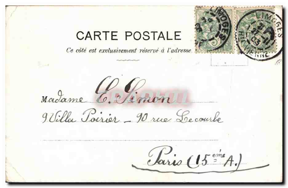 CPA Fantaisie C'est pour l'enfant — Rückseite