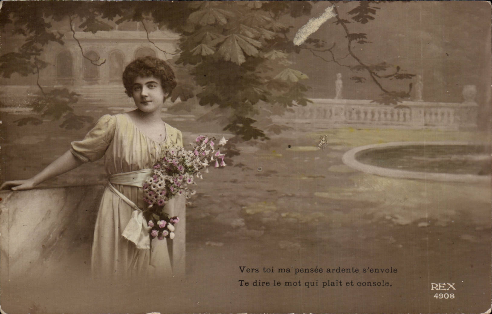 CPA Fantaisie Femme