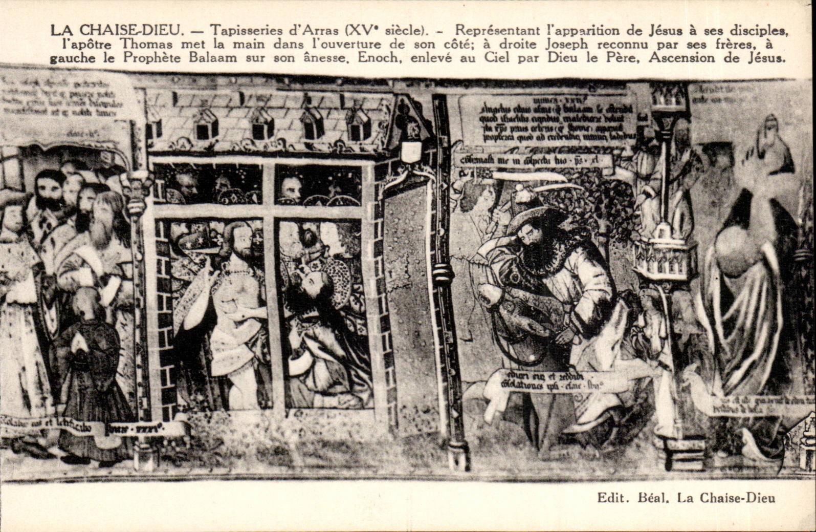 La Chaise-Dieu — Tapisseries d'Arras (XVe siècle) — Édit. Béal, La Chaise-Dieu