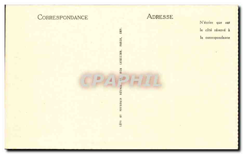 CPA Nice La promenade des Etats Unis et le palais de la jetee — Rückseite