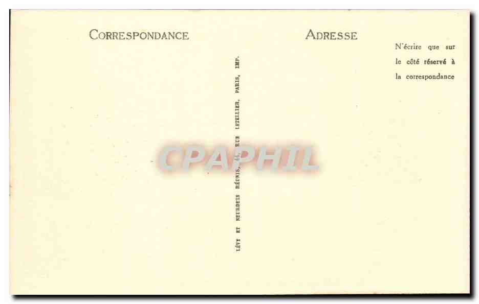 CPA Nice La promenade du midi — Rückseite