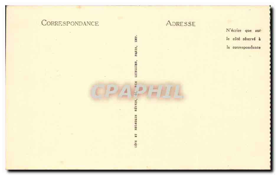 Nice CPA Vue generale — Rückseite