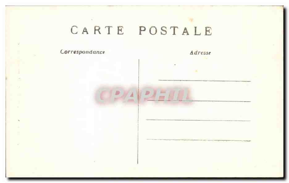 Paris CPA Notre Dame Eglise Gargouille Chimere — Verso