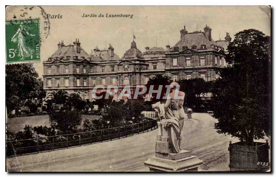 Paris CPA Jardin du Luxembourg